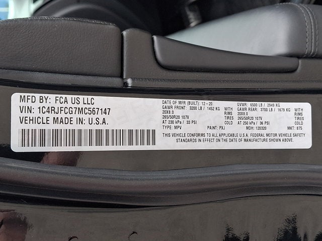 2021 Jeep Grand Cherokee High Altitude 4x4