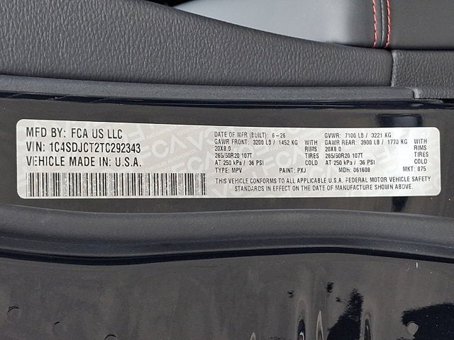 2026 Dodge Durango DURANGO GT PLUS AWD HEMI V8