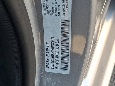 2022 RAM 1500 Big Horn Crew Cab 4x4 5'7' Box