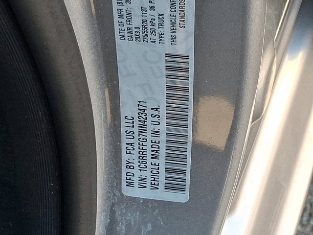 2022 RAM 1500 Big Horn Crew Cab 4x4 5'7' Box