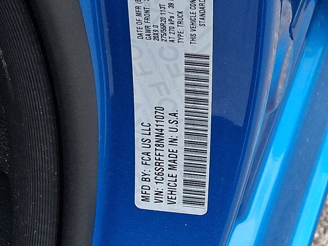 2022 RAM 1500 Big Horn Crew Cab 4x4 5'7' Box