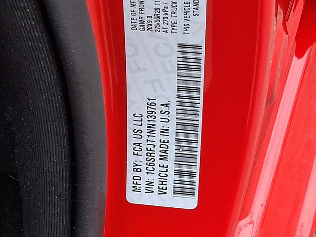 2022 RAM 1500 Laramie Crew Cab 4x4 5'7' Box