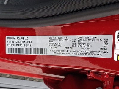 2026 RAM 1500 RAM 1500 LARAMIE CREW CAB 4X4 5'7' BOX