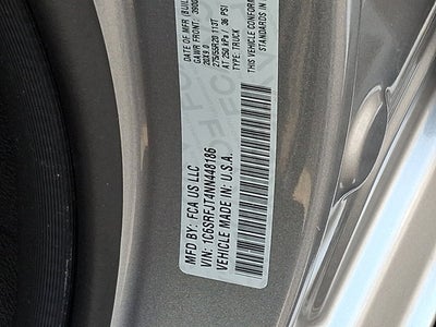 2022 RAM 1500 Laramie Crew Cab 4x4 5'7' Box