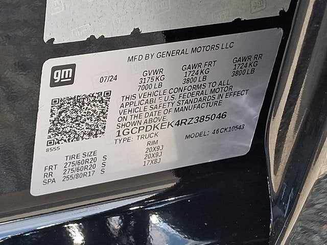 2024 Chevrolet Silverado 1500 4WD Crew Cab Short Bed LT with 2FL