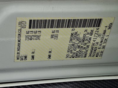 2017 Nissan Maxima 3.5 Platinum