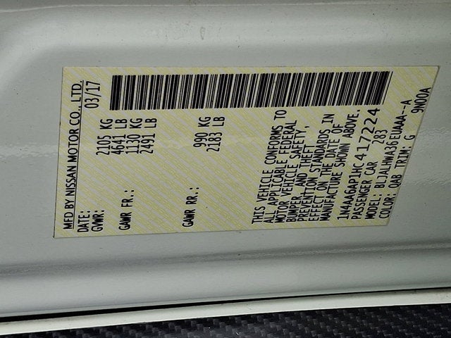 2017 Nissan Maxima 3.5 Platinum