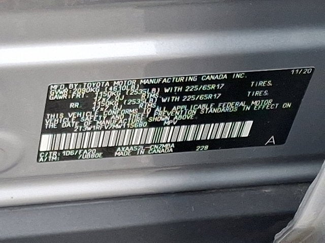 2021 Toyota RAV4 XLE