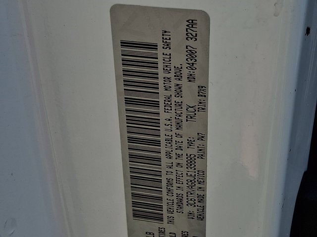 2018 RAM ProMaster Cargo Van Cargo Van Low Roof 136' WB