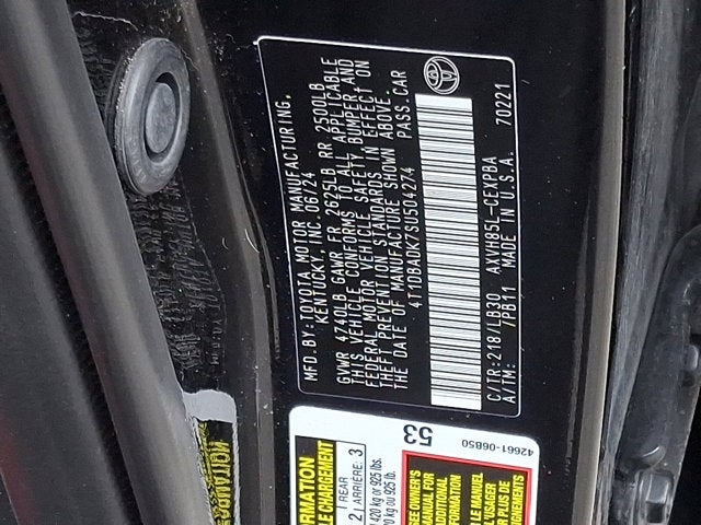 2025 Toyota Camry XSE