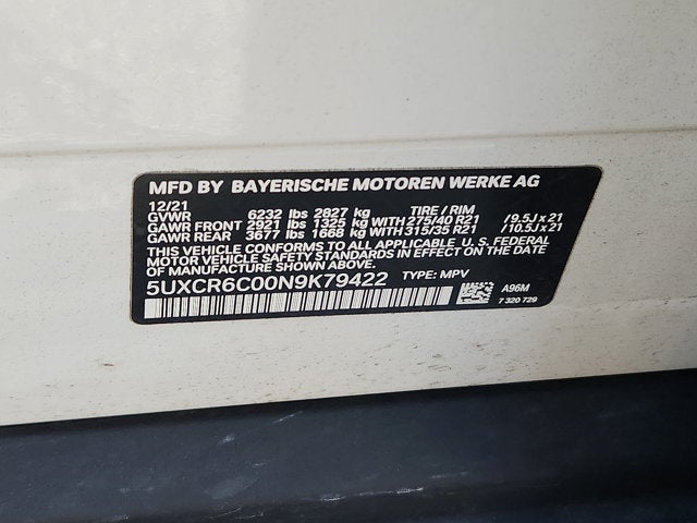 2022 BMW X5 xDrive40i