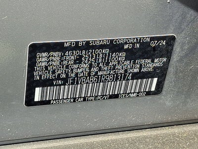 2024 Subaru WRX Base