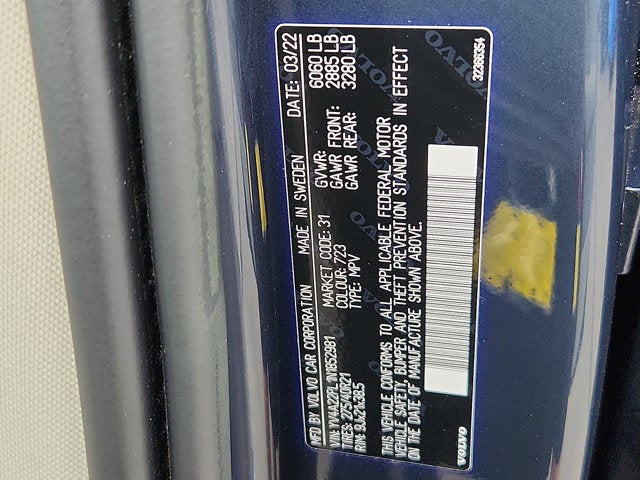 2022 Volvo XC90 T6 Inscription 7 Passenger